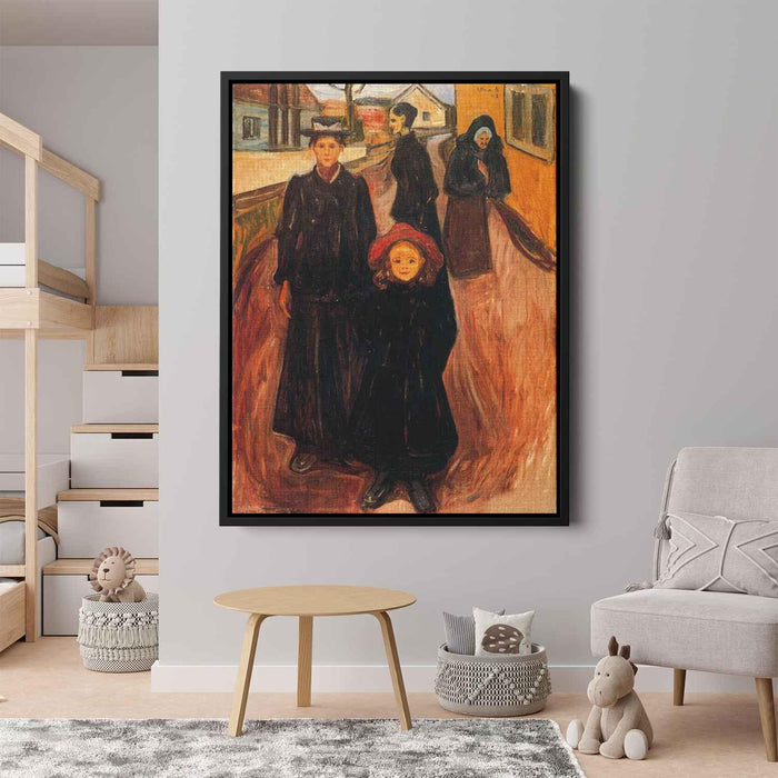 Four Ages in Life (1902) by Edvard Munch - Canvas Artwork