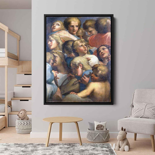 Group of angels from Corrège by Correggio - Canvas Artwork