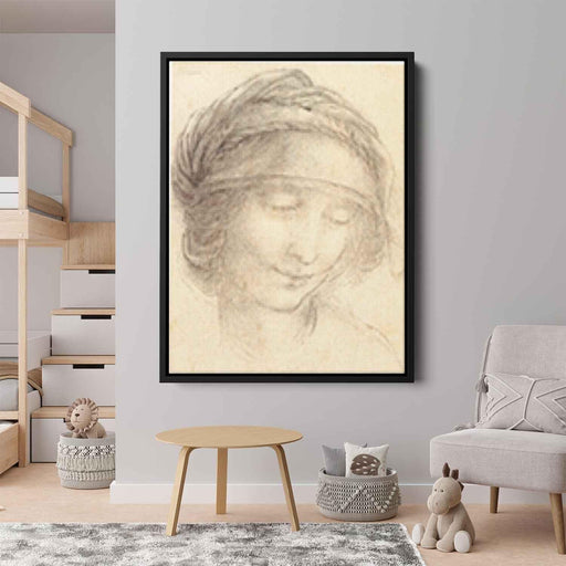 Head of Saint Anne (1510) by Leonardo da Vinci - Canvas Artwork