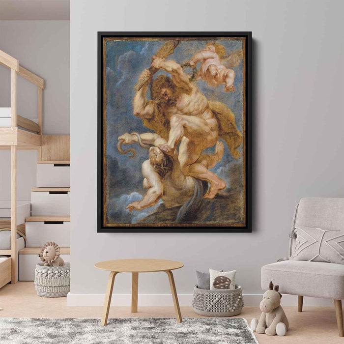Hercules as Heroic Virtue Overcoming Discord (1633) by Peter Paul Rubens - Canvas Artwork