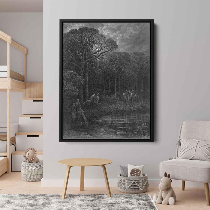 Idylls of the King by Gustave Dore - Canvas Artwork