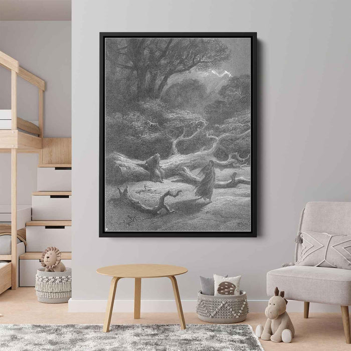 Idylls of the King by Gustave Dore - Canvas Artwork