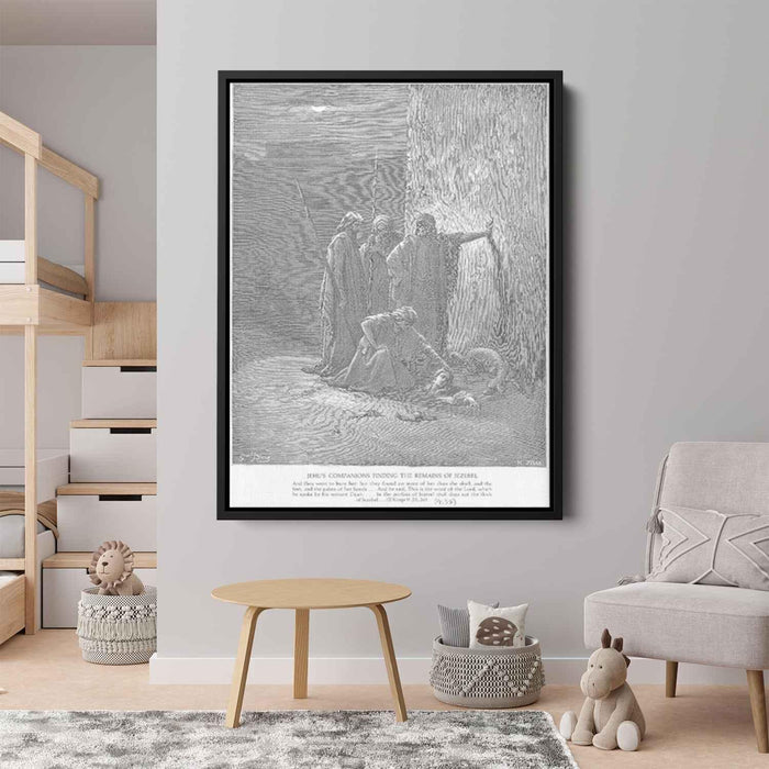 Jehu's Companions Find Jezebel's Remains by Gustave Dore - Canvas Artwork