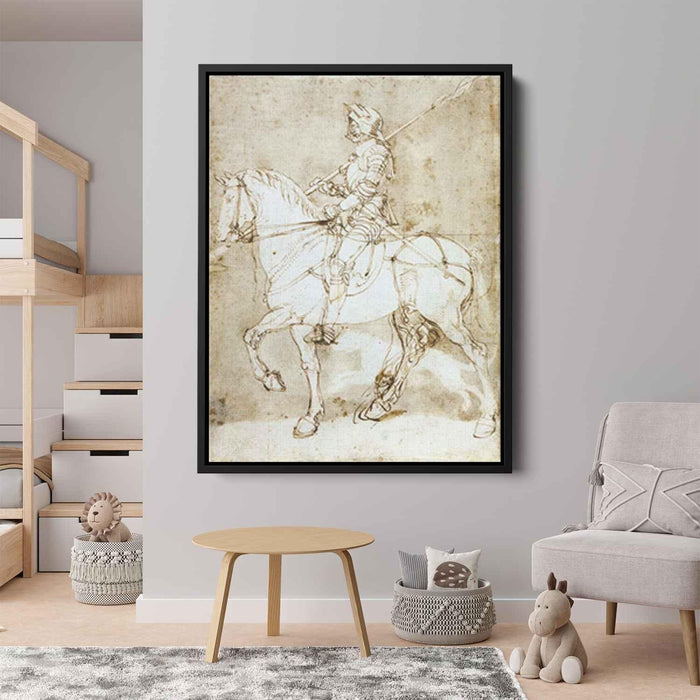Knight on Horseback (1512) by Albrecht Durer - Canvas Artwork
