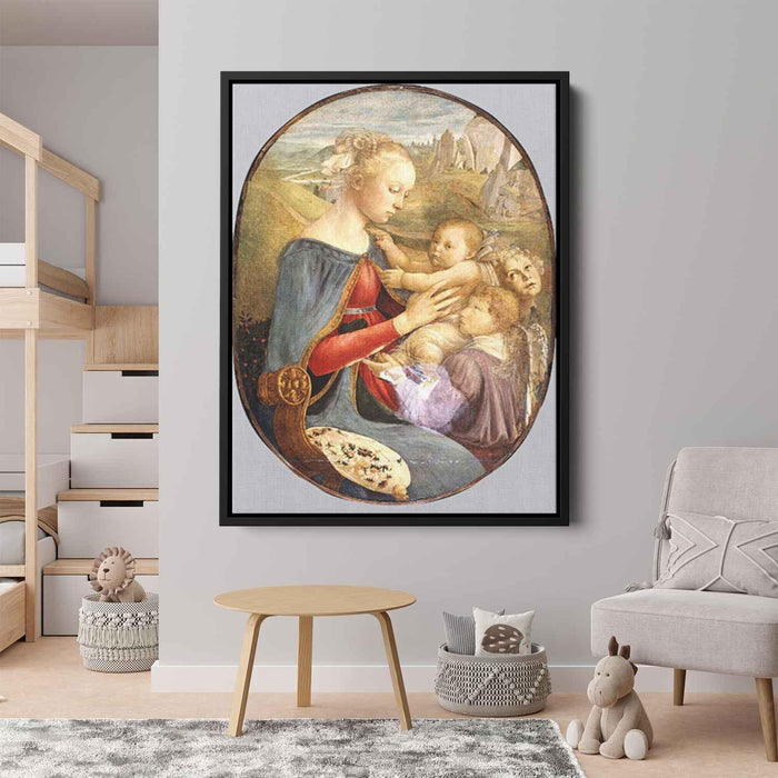 Madonna and Child with Two Angels by Sandro Botticelli - Canvas Artwork