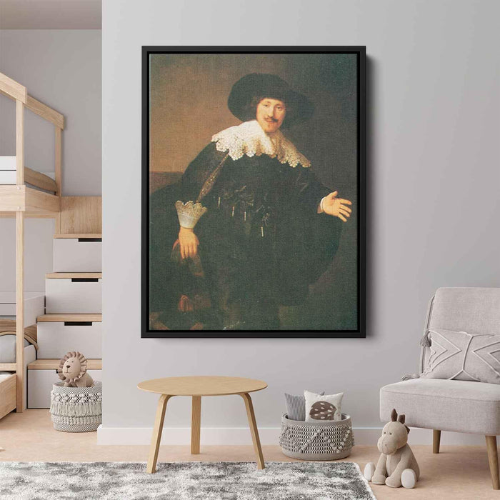 Man Standing Up (1632) by Rembrandt - Canvas Artwork