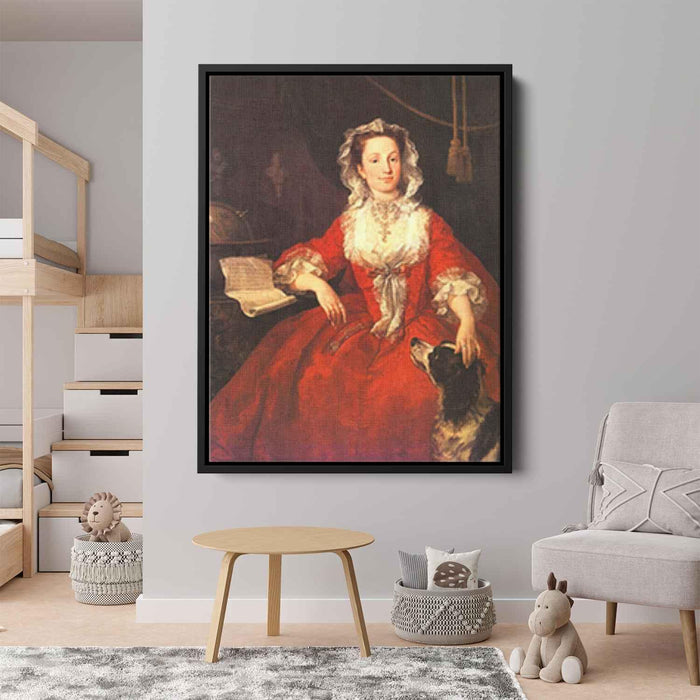 Miss Mary Edwards (1742) by William Hogarth - Canvas Artwork