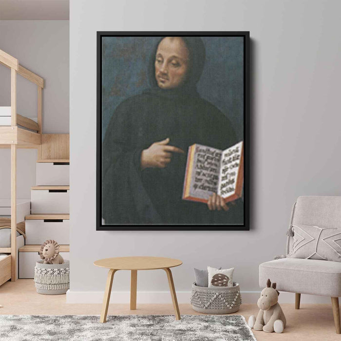 Polyptych of St. Peter (San Pietro Vincioli) (1500) by Pietro Perugino - Canvas Artwork