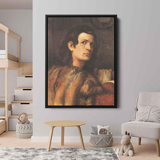 Portrait of a Man (1513) by Titian - Canvas Artwork