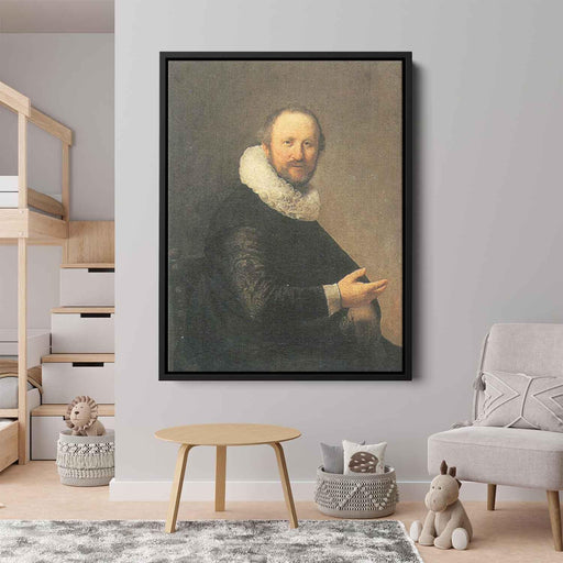 Portrait of a Seated Man (1632) by Rembrandt - Canvas Artwork