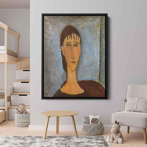 Portrait of a Young Girl (1910) by Amedeo Modigliani - Canvas Artwork