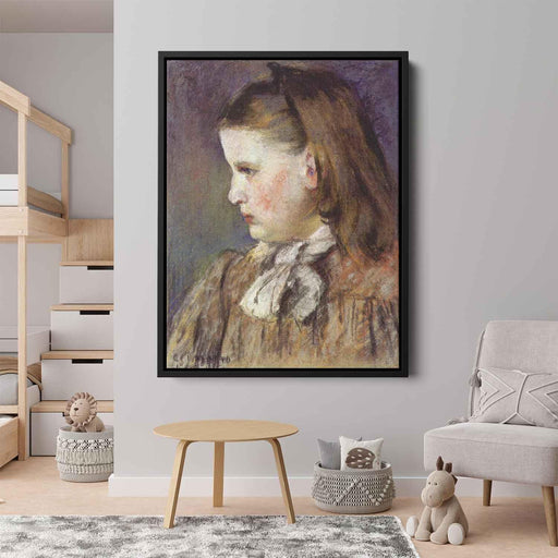 Portrait of Eugenie Estruc (1876) by Camille Pissarro - Canvas Artwork