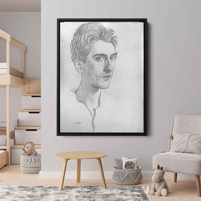 Portrait of Jean Cocteau by Leon Bakst - Canvas Artwork