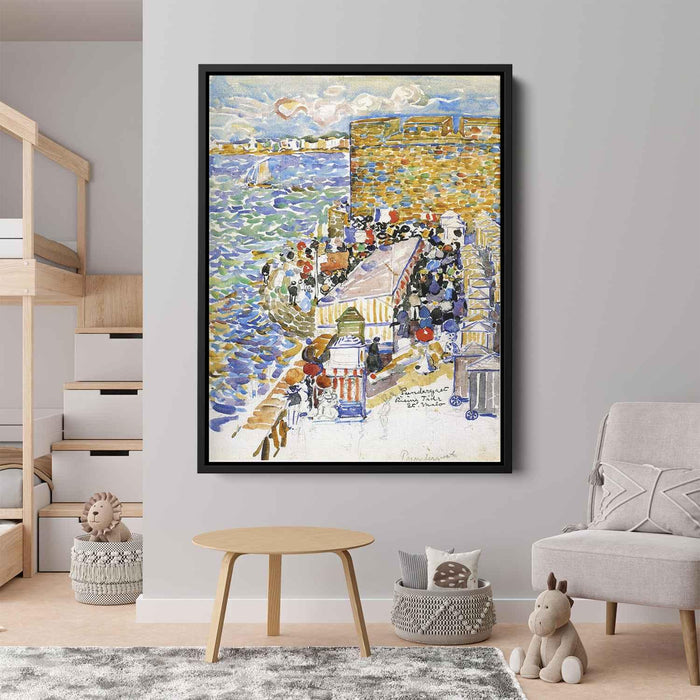 Rising Tide, St. Malo by Maurice Prendergast - Canvas Artwork