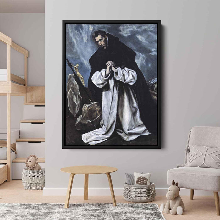 St. Dominic praying (1588) by El Greco - Canvas Artwork