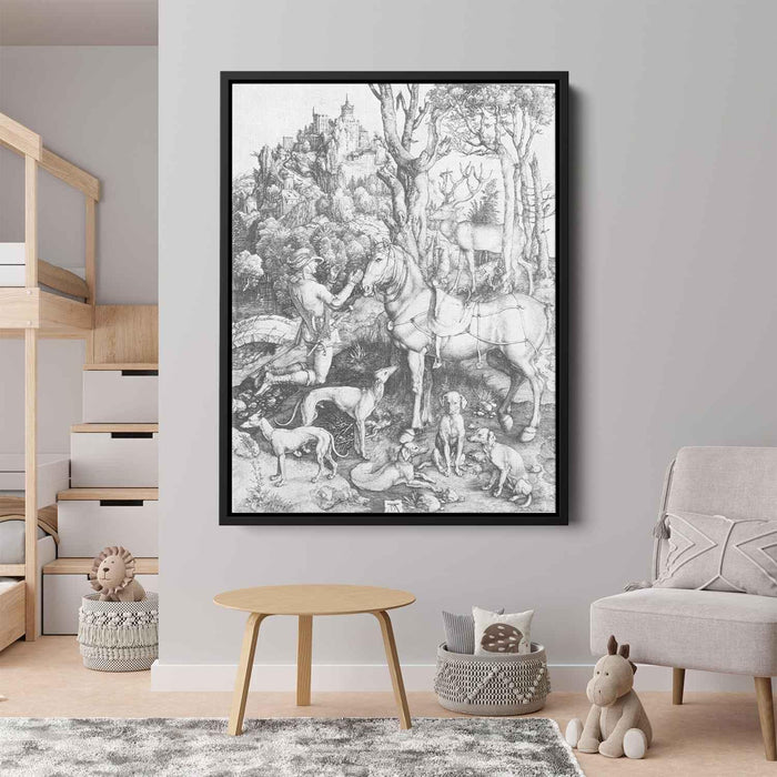 St. Eustace (1501) by Albrecht Durer - Canvas Artwork