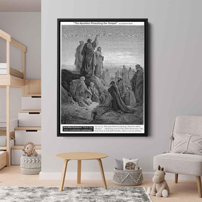 The Apostles Preaching The Gospel by Gustave Dore - Canvas Artwork