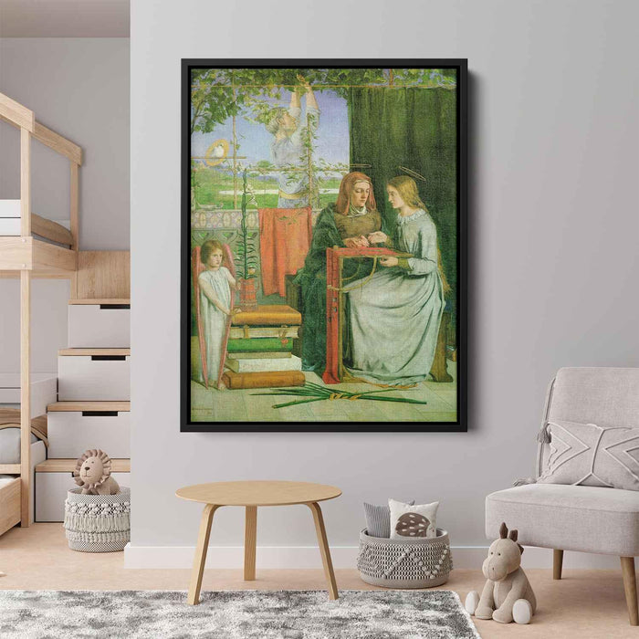 The Childhood of Mary Virgin (1849) by Dante Gabriel Rossetti - Canvas Artwork