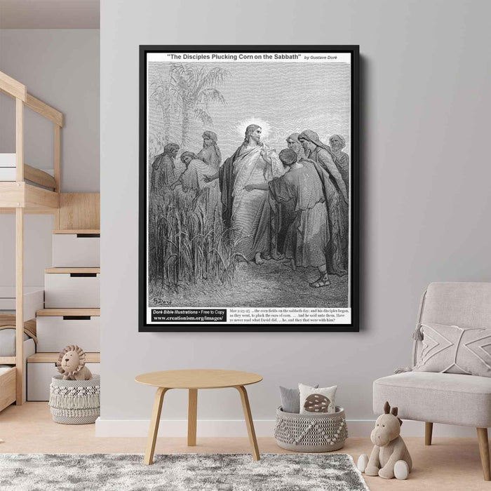 The Disciples Plucking Corn On The Sabbath by Gustave Dore - Canvas Artwork