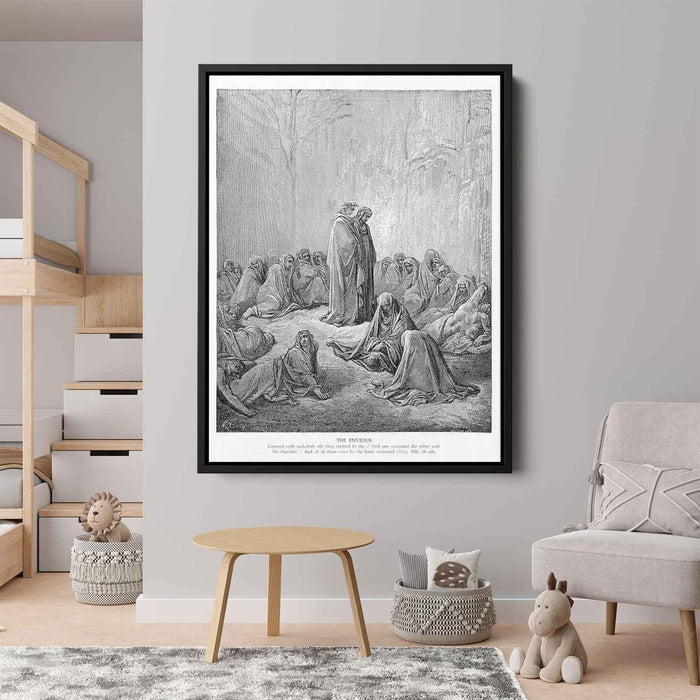 The Envious by Gustave Dore - Canvas Artwork