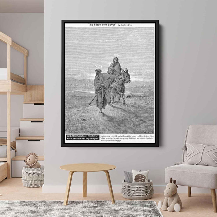 The Flight into Egypt by Bartolome Esteban Murillo - Canvas Artwork