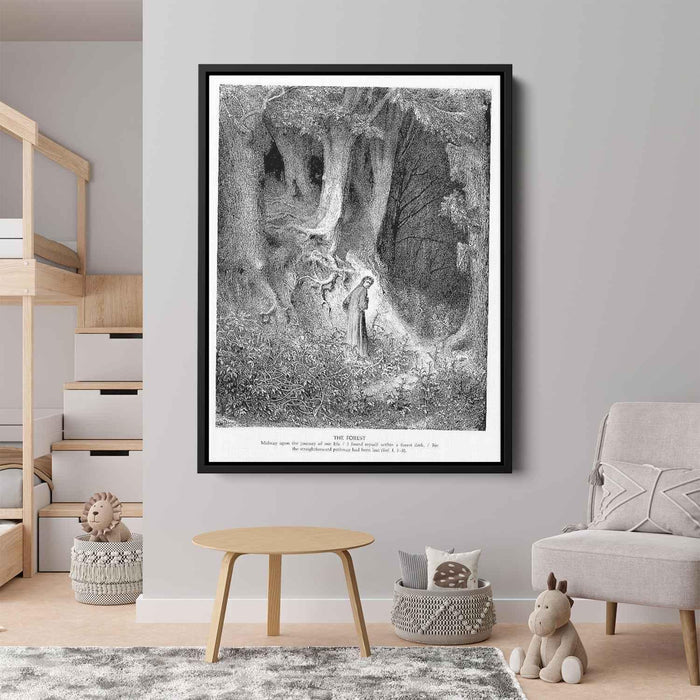 The Forest by Gustave Dore - Canvas Artwork