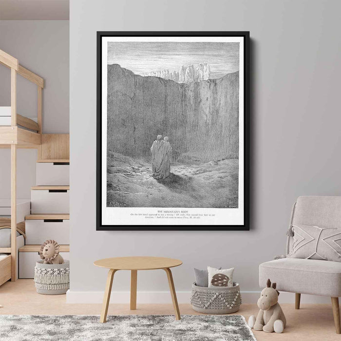 The Mountain's Foot by Gustave Dore - Canvas Artwork