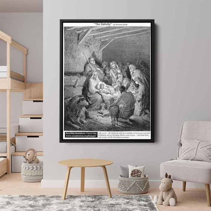 The Nativity by Gustave Dore - Canvas Artwork