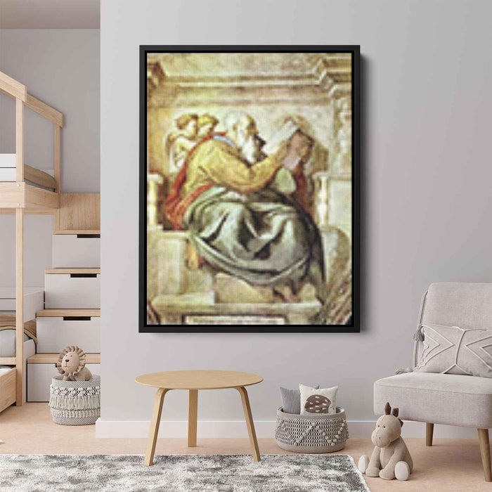 The Prophet Zechariah (1512) by Michelangelo - Canvas Artwork