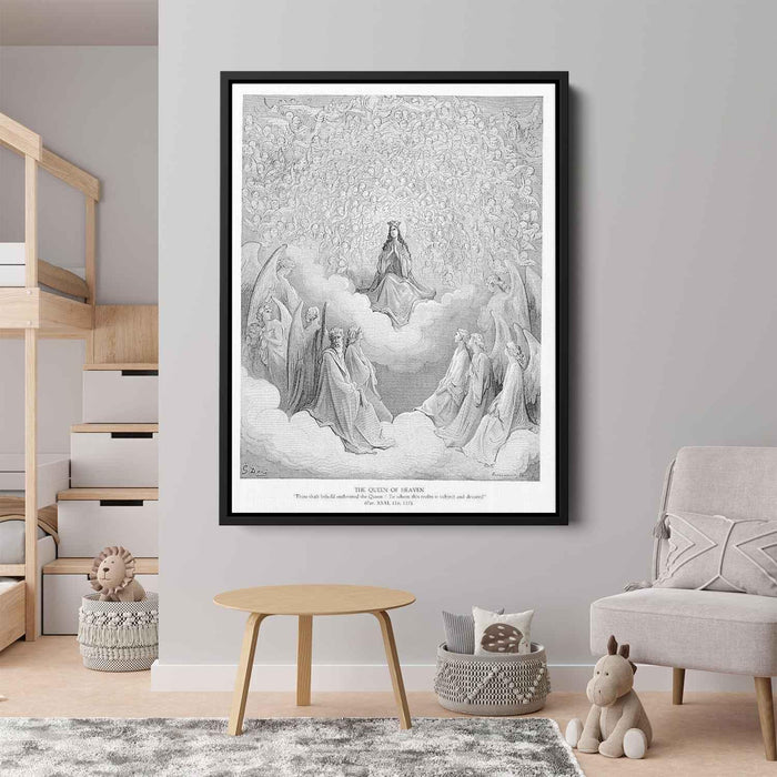 The Queen of Heaven by Gustave Dore - Canvas Artwork