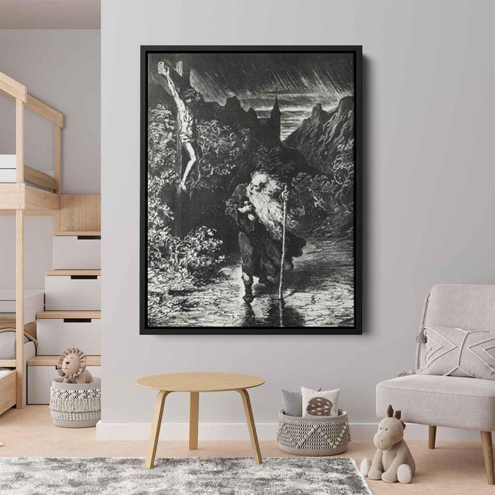 The Wandering Jew by Gustave Dore - Canvas Artwork