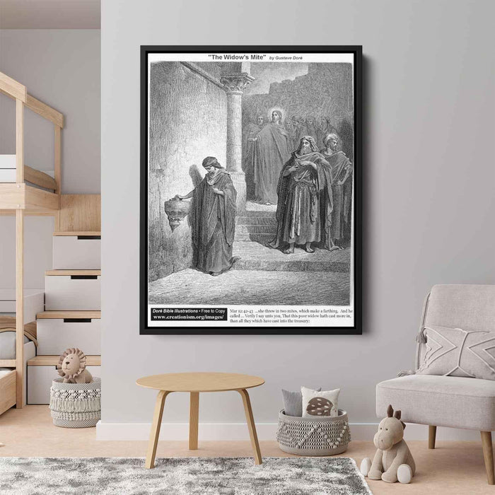 The Widow by Gustave Dore - Canvas Artwork