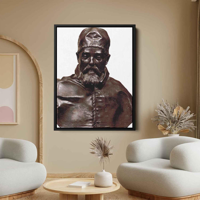 Bust of Pope Urban VIII (1633) by Gian Lorenzo Bernini - Canvas Artwork