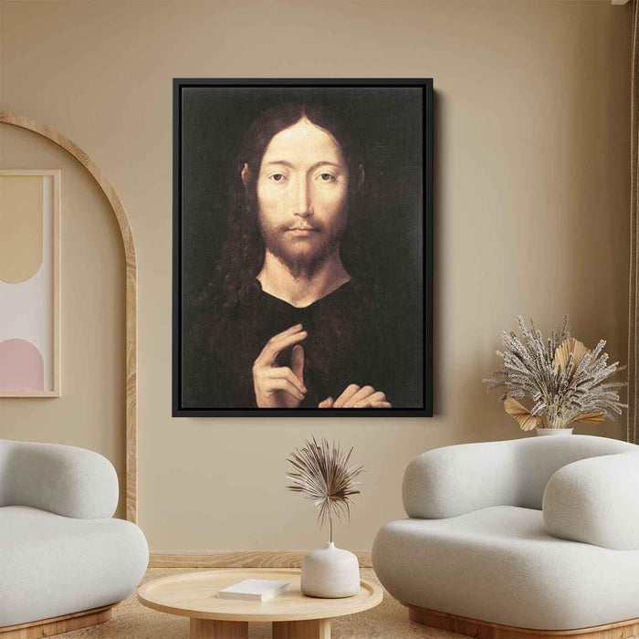 Christ Giving His Blessing (1478) by Hans Memling - Canvas Artwork