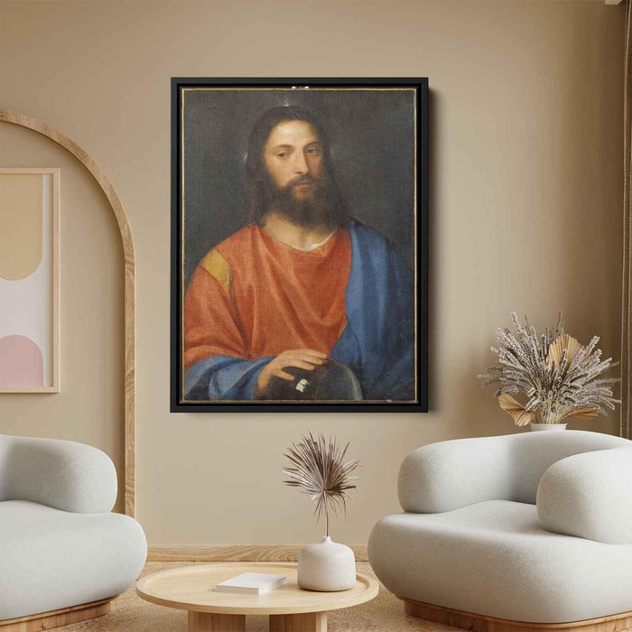 Christ with Globe (1530) by Titian - Canvas Artwork