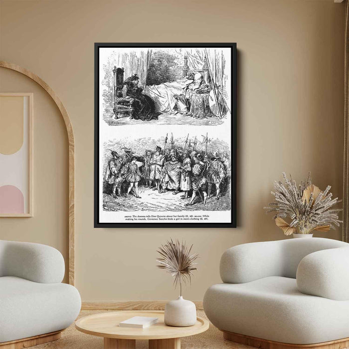 Don Quixote by Gustave Dore - Canvas Artwork