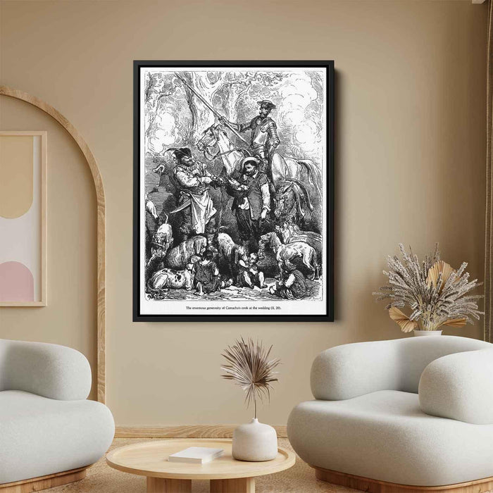 Don Quixote by Gustave Dore - Canvas Artwork