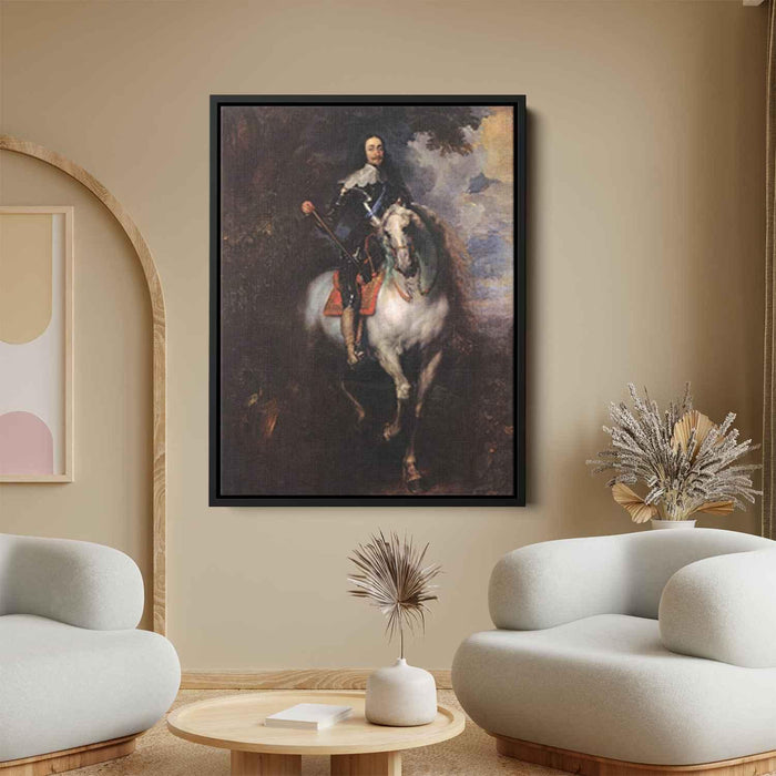 Equestrian Portrait of Charles I, King of England by Anthony van Dyck - Canvas Artwork