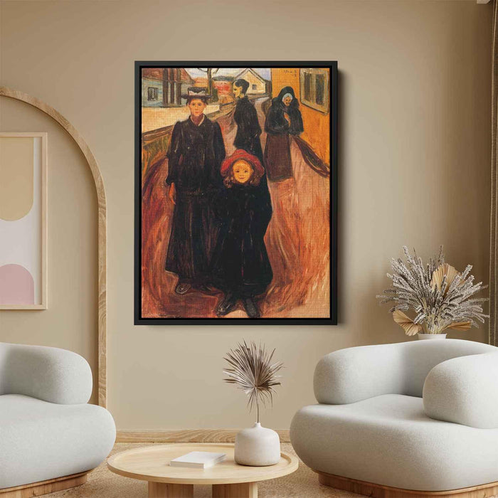 Four Ages in Life (1902) by Edvard Munch - Canvas Artwork