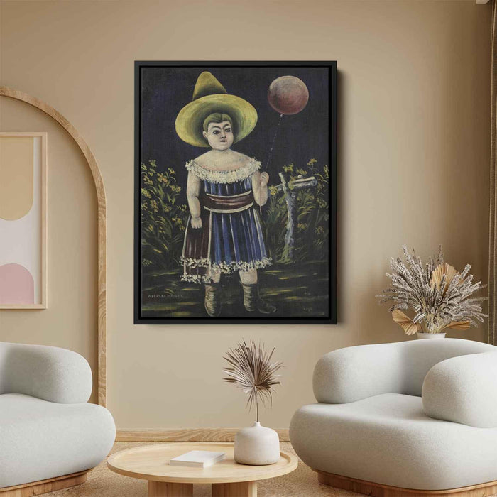 Girl with ball by Niko Pirosmani - Canvas Artwork