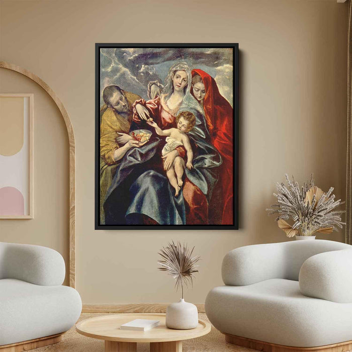 Holy Family (1592) by El Greco - Canvas Artwork