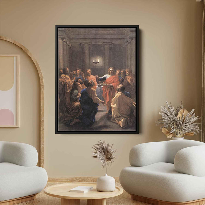 Institution of the Eucharist (1640) by Nicolas Poussin - Canvas Artwork