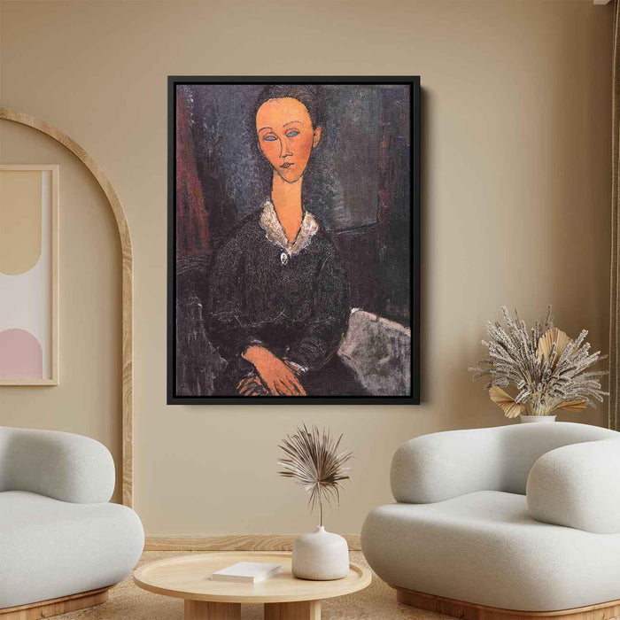 Lunia Czechowska (1917) by Amedeo Modigliani - Canvas Artwork