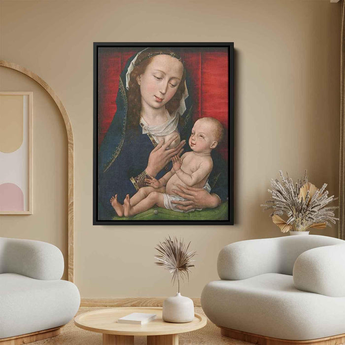 Madonna and Child (1460) by Rogier van der Weyden - Canvas Artwork