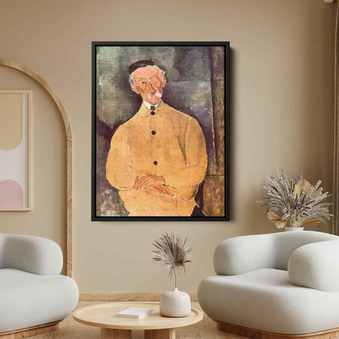 Monsieur Lepoutre (1916) by Amedeo Modigliani - Canvas Artwork