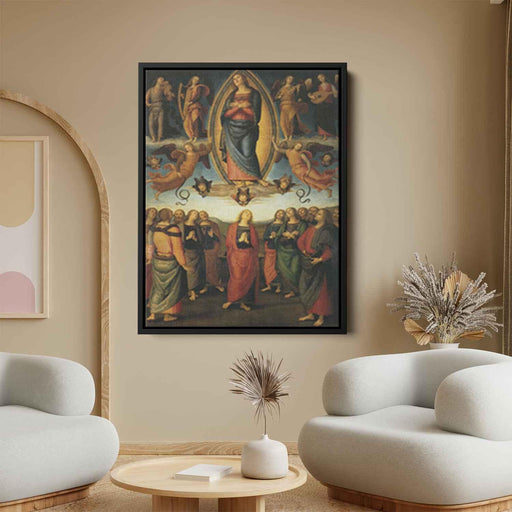 Polyptych Annunziata (Assumption of Mary) (1506) by Pietro Perugino - Canvas Artwork