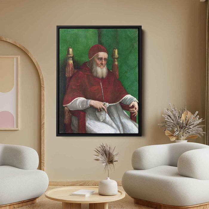 Portrait of Pope Julius II (1512) by Raphael - Canvas Artwork