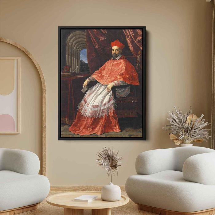 Portrait of Cardinal Roberto Ubaldini (1625) by Guido Reni - Canvas Artwork