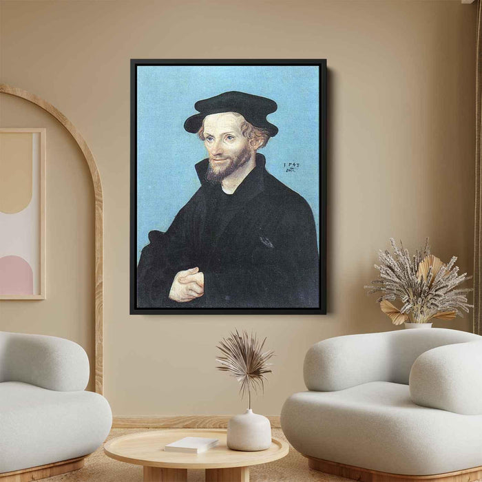 Portrait of Philipp Melanchthon (1543) by Lucas Cranach the Elder - Canvas Artwork