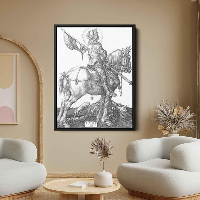 St George on Horseback (1505) by Albrecht Durer - Canvas Artwork